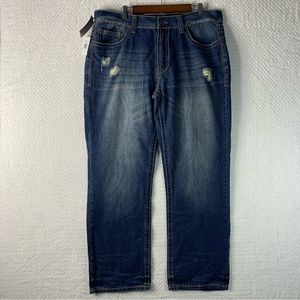 TK Axel Denim Jeans Mens 38/32 Relaxed Straight NWT